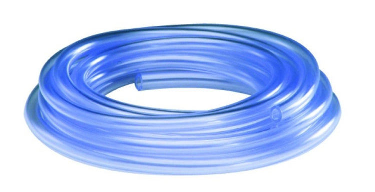 Coil of clear flexible 6mm PVC tubing in a 5 metre length