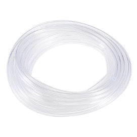 Coil of clear flexible 6mm PVC tubing in a 5 metre length