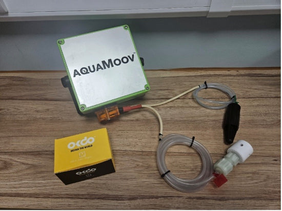 Coil of clear flexible 6mm PVC tubing in a 5 metre length for AQUAMOOV Mobile Dosing System